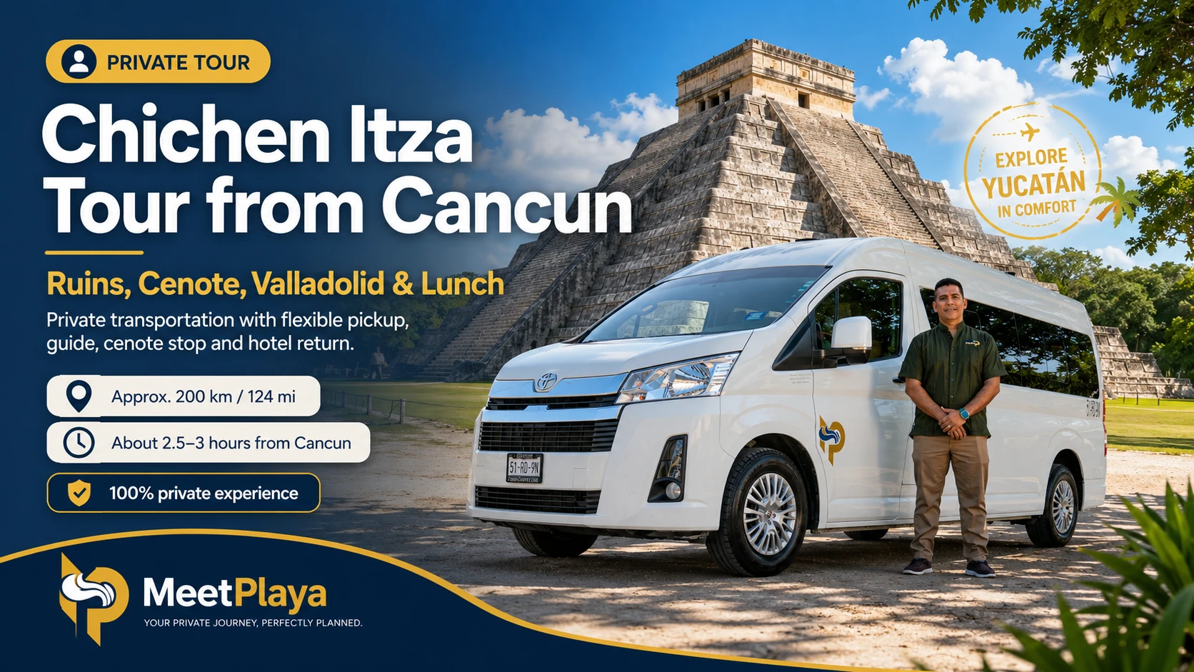 Chichen Itza Private Tour from Cancun: Distance, Travel Time & What’s Included