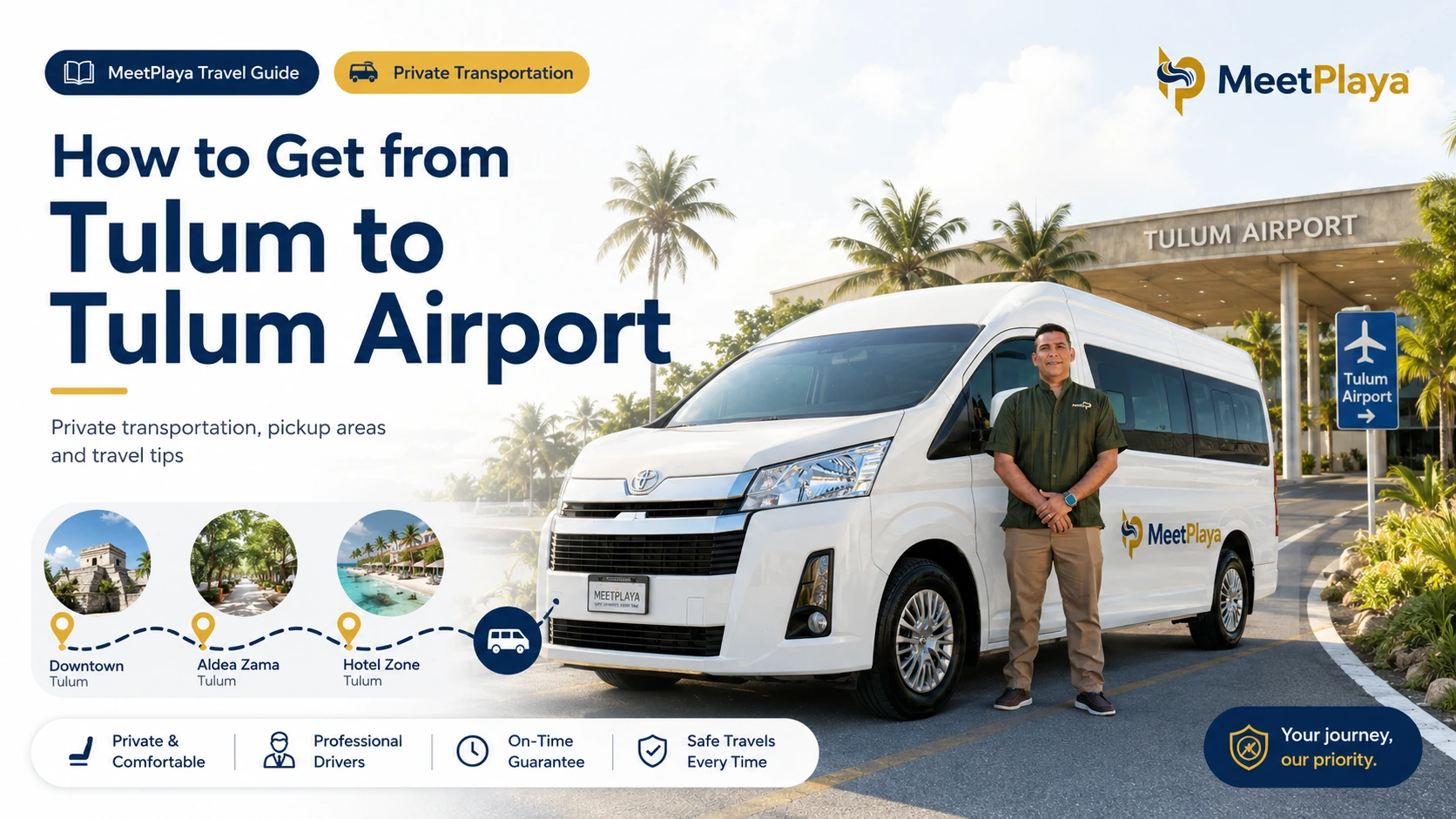 How to Get from Tulum to Tulum Airport: Private Transfer, Time & Options