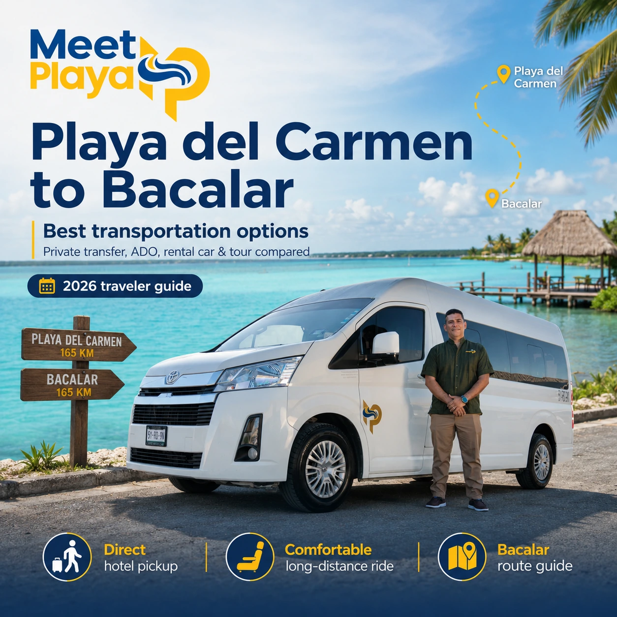 How to Get from Playa del Carmen to Bacalar: Best Transportation Options, Travel Time & Private Transfer