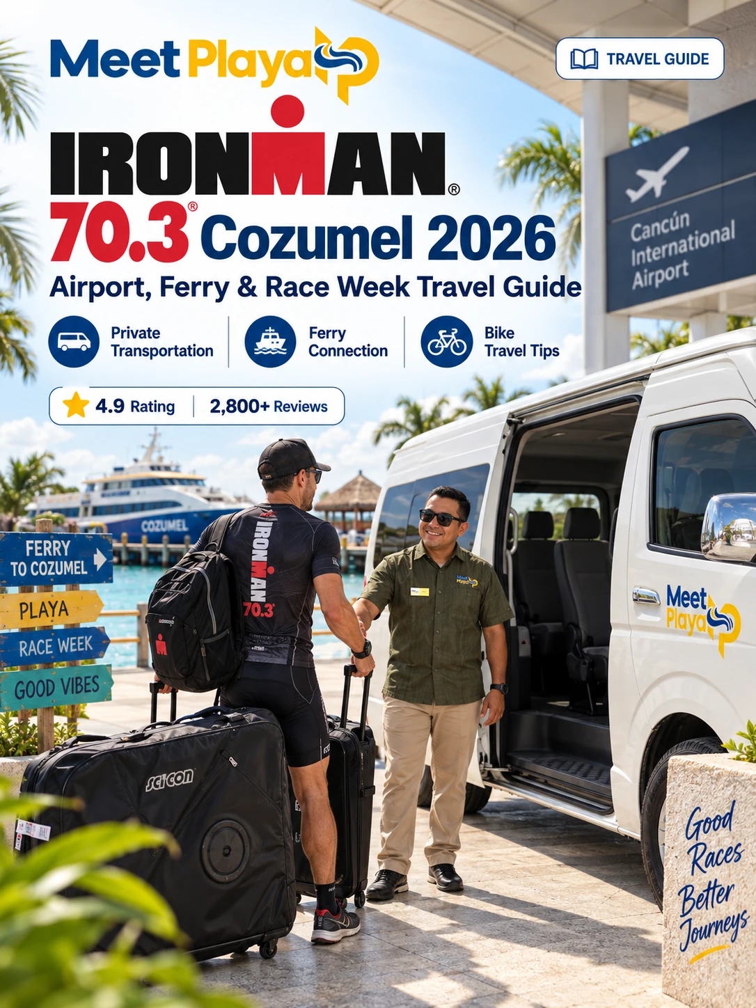 IRONMAN 70.3 Cozumel 2026 Travel Guide: Airport, Ferry & Race Week