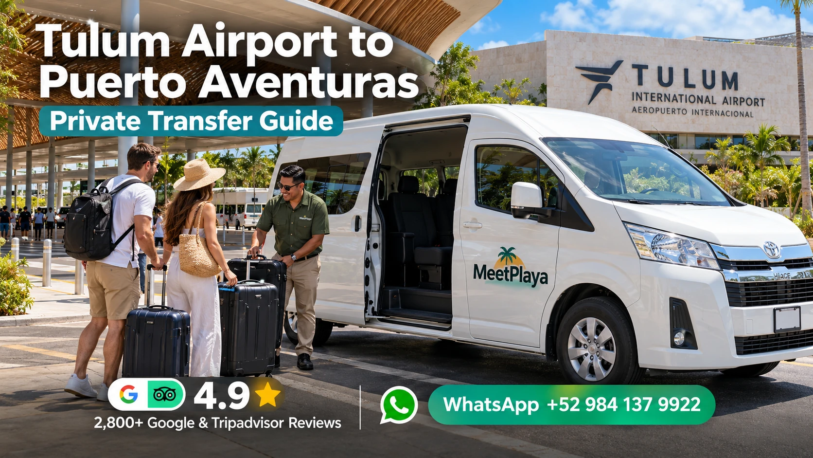 Tulum Airport to Puerto Aventuras: Private Transfer, Travel Time & Best Options