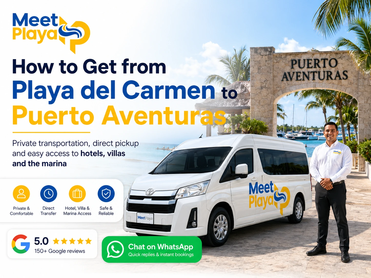 How to Get from Playa del Carmen to Puerto Aventuras