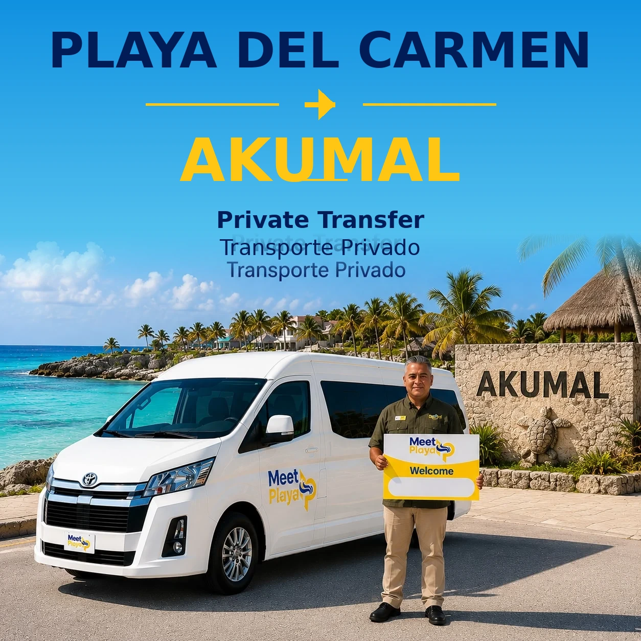 Playa del Carmen to Akumal Private Transfer