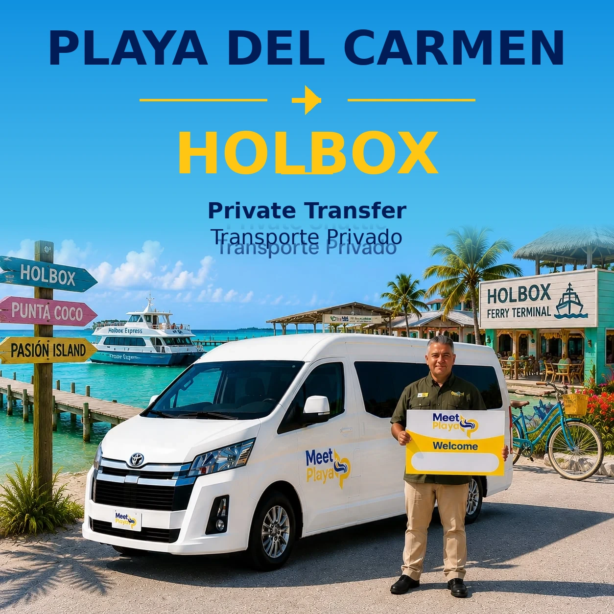 Playa del Carmen to Holbox Private Transportation